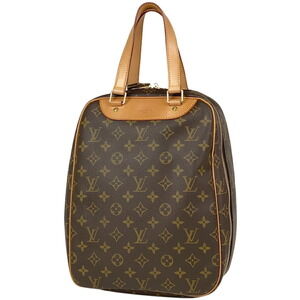 Louis Vuitton Excursion Shoe Case Handbag Monogram Brown